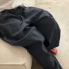 原色條紋氣球褲