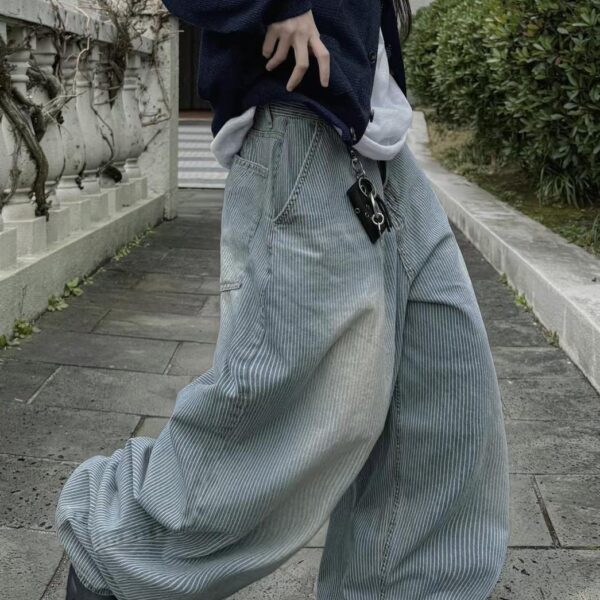 S__71811079_0 水洗淺色條紋氣球褲