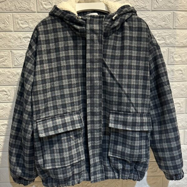 S__71852034 格紋刷毛外套