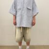 日系寬鬆條紋襯衫