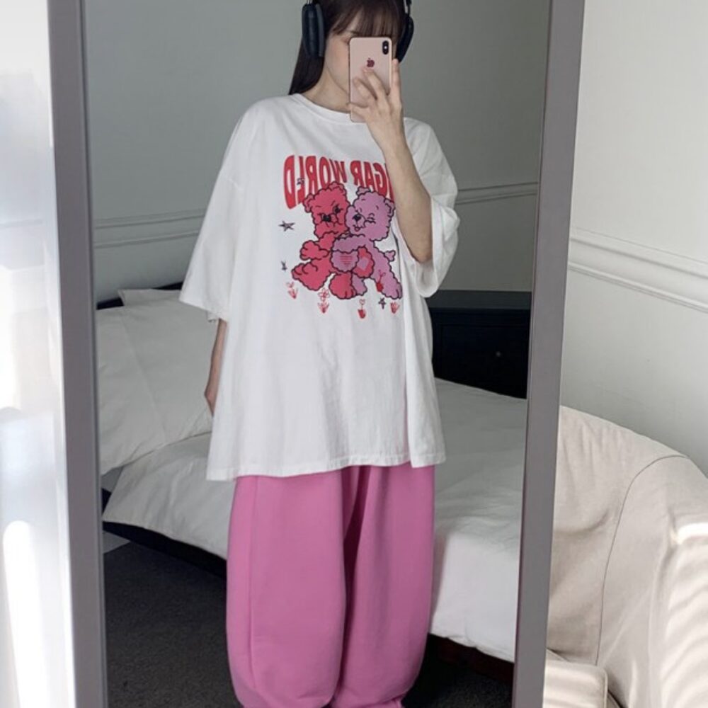 擁抱小熊寬鬆Tee