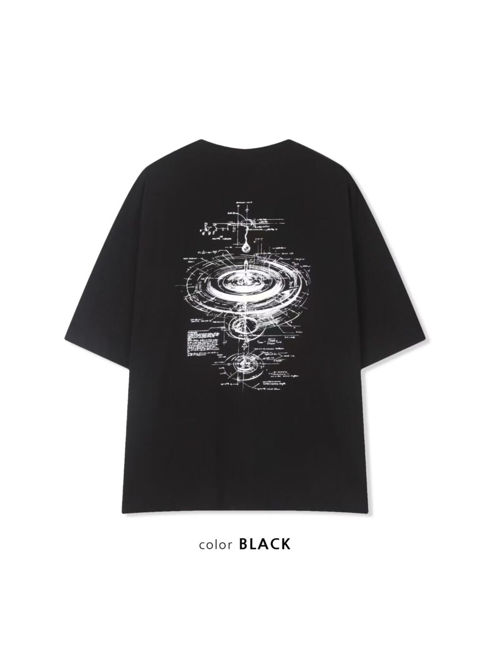 水滴波紋Tee