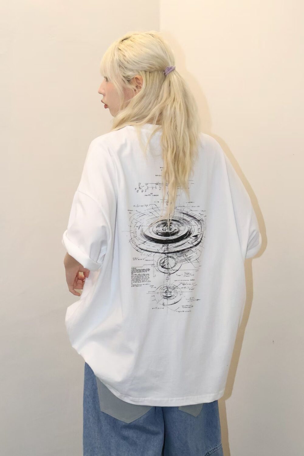 水滴波紋Tee
